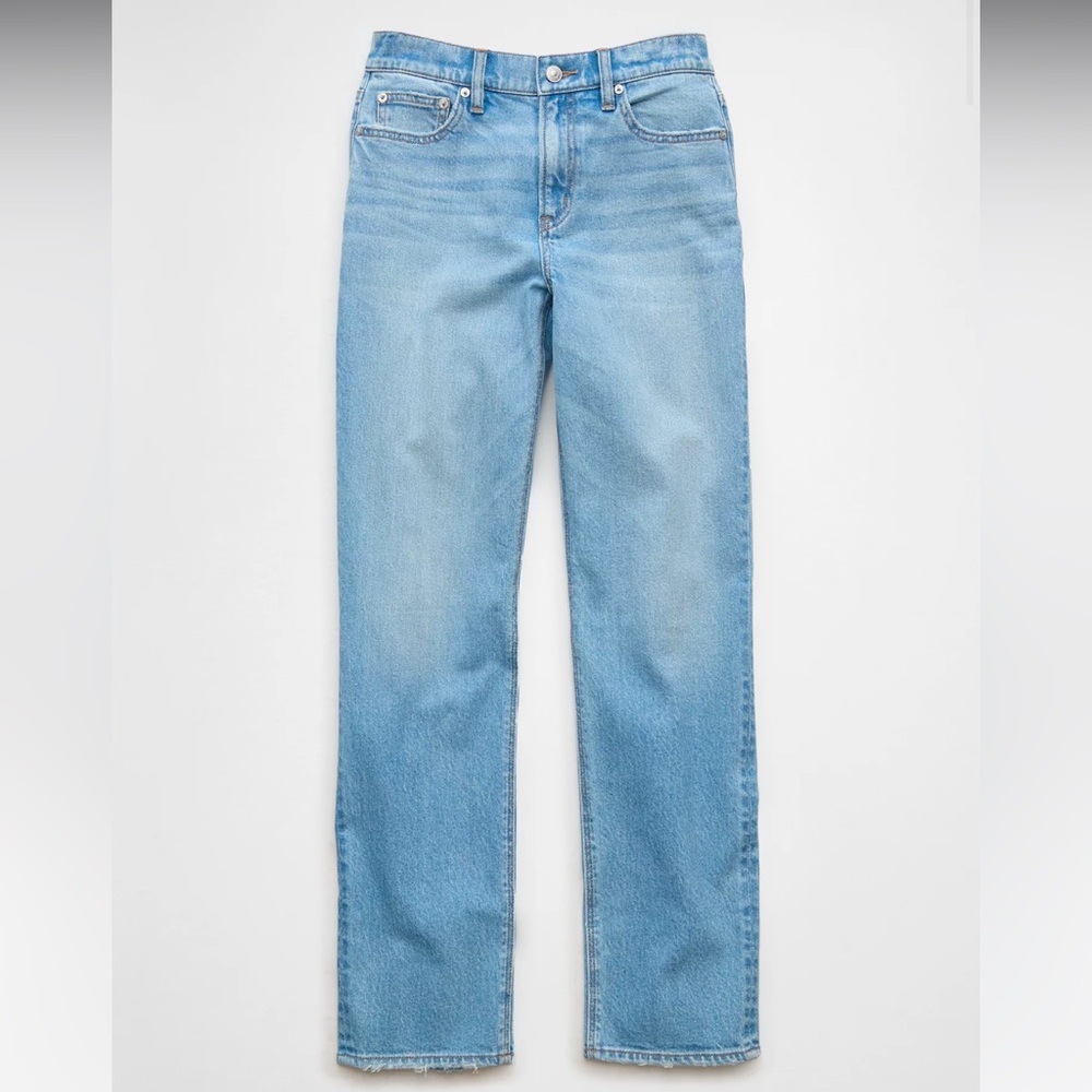 AE super high rise straightt straight stretch jeans